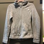 The North Face Heather Gray Sweater Feel Jacket Photo 0