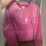 Newport News  Pink Leather Jacket Photo 0