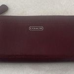 Coach Wallet Darcy collection Burgundy Saffiano Leather accessory Photo 0