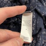 Lucky Brand Blue Geo Print Cutout Top Size Medium Photo 8