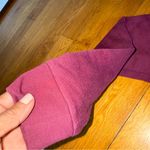 VICTORIAS SECRET PINK Y2K 1/4 Zip Pullover Sweatshirt Maroon Dog size XS Purple Photo 3