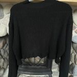 SheIn Black Cropped Sweater Photo 1