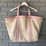 Victoria's Secret  Brushed Canvas Studded Large Tote Bag Handbag Photo 0