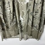 Chico's Chico’s travelers green leaf print sequin jacket lightweight women's size 12/14 Photo 3