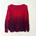 American Eagle burgundy and red ombre  sweater Photo 2