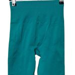 Lululemon In the Flow Seamless Cropped Leggings Women’s Size 4 Teal Yoga Photo 4