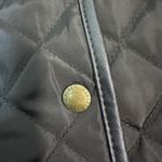 Lauren Ralph Lauren Quilted Jacket | Black | Faux Leather Trim | Snap | Size M Size M Photo 6