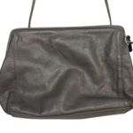 COS Gray Leather Shoulder Bag crossbody designer spring luxury contemporary $400 Photo 3