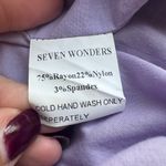 Revolve Seven Wonders Floral Lavender Mini Skirt Purple Size 4 Photo 7