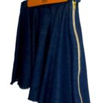 Handmade Dark denim pleated skater skirt size Medium Jean skirt sk8 circle skirt Photo 1