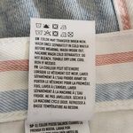 American Eagle  Striped Denim Cut-Off Shorts Size 6 Striped AEO Mom Shorts Photo 7