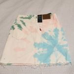 Levi's  Deconstructed Tie Dye Denim Skirt (Juniors)‎ Photo 8