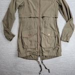 Mountain Hardwear Women’s XS Rain Jacket Hooded Olive Green Vented Parka Photo 1