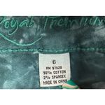 NEW Royal Premium Womens Turquoise Tie Dye Ankle Skinny Leg Jeans Blue Size 6 Photo 4