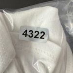 Free People White Ruffle Sleeve Tank Top XL cap Sleeve Knit Casual READ Photo 10