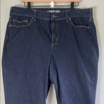 Lands' End Women's Dark Blue Straight Leg Jeans Size 20W Photo 2