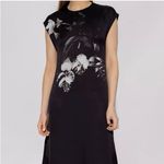 ALLSAINTS NWT All Saints Gian Kosumoso Dress Black Floral Sz 0 $329 Photo 6