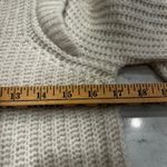 VERO MODA Shoulder Cutout Sweater Knit Mock Neck Top Women's Small Cream Photo 4