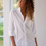 Frank & Eileen Frank Relaxed Button Up Long Sleeve Shirt Size XS White Photo 1