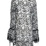 Alexis  Ruston Black White Lace Dress Photo 7