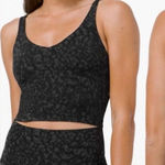 Lululemon  Align Tank Wild Thing Camo‎ Deep Coal Multi size 10 new with tags Photo 0