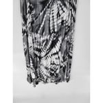 Hula Honey Womens Dress Medium Gray White Tie Dye Strapless Maxi Summer Beach Photo 9