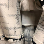 Evan Picone Black Label by  Black & White Pleated Fit & Flare Dress Size 8 Photo 7