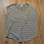 Athleta  striped shirt large Photo 0