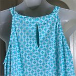 Jude connally Lisa halter dress blue and white L Size L Photo 6