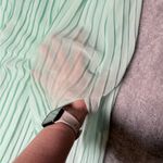 Victoria's Secret Victoria’s Secret sea foam Green Pleated mini Skirt sheer overlay 12 Photo 1