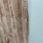 AnyBody leopard tropical tan pink short sleeve v Photo 10