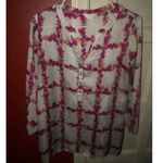 Charming Charlie Floral Blouse Medium Photo 1
