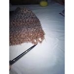 VTG 1970's Made in Italy Wool Acrylic Scarf Lazarus Columbus OH Ombre Knit Wrap Photo 12