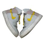 Nike Vandalised Grey Yellow Pink Slip On High Top Sneakers Size 8.5 Photo 2
