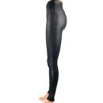 Spanx  Black Faux Vegan Leather High Waist Skinny Trousers Leggings Pants Size S Photo 1