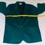 L.L.Bean Vintage Green Wool Blazer Photo 5