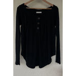 Free People Top We The Free Must Have Henley Waffle Thermal Tunic S Bella Swan Photo 2