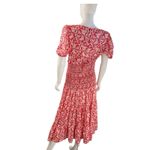 Likely Avra Dress in Bittersweet Red and White Floral 8 Photo 3