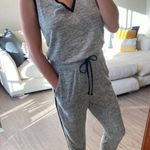 Bleuh Ciel  Gray Sleeveless Jumpsuit Small Photo 9