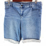 Juicy Couture 16 Plain Pocket Long Classic Blue Jeans Shorts Photo 0
