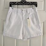 Rachel Zoe  Hi Rise Shorts Womens 6 White Stretchy Denim High Rise 90s Y2K Shorts Photo 6