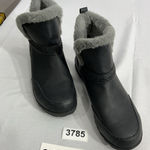 Womans JBU Finland Size 10 M Black Lined Slip On Ankle Boots Photo 0