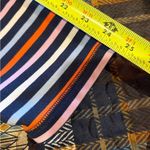 st. john's bay  L Classic 1/4 Zip Long Sleeve Striped Shirt Multi Color women’s Photo 7