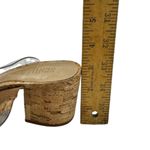 Schutz  Clear Cork Block Heel Victorie Heels Photo 10