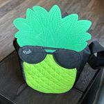 PINK - Victoria's Secret  Neon Green Cool Pineapple Lunch Bag Beach Cooler Photo 0