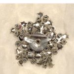 Vintage 1950s TRIAD Blue Rhinestone ⭐️ Brooch Photo 4