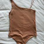 Abercrombie & Fitch Abercrombie Soft A&F Collection Bodysuit Tan Photo 0