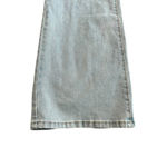 Wide Leg Mom Jeans Womens Size XXL 34x31 Light Blue High Rise Heart Shadow NEW Photo 2
