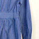 Mille Button Down Blue Striped Oxford Long Sleeve Shirt Dress Shirtdress XS Photo 8