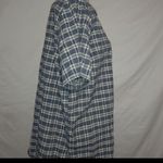Karen Scott  2X Navy Creme Plaid Short Plus Photo 2